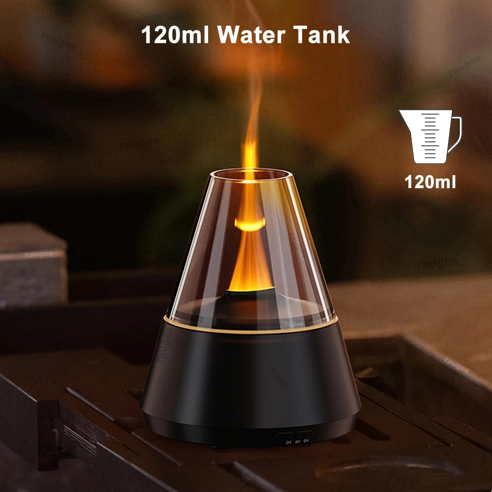 Humidificador con difusor de aceites esenciales y aromaterapia para el hogar con luz nocturna