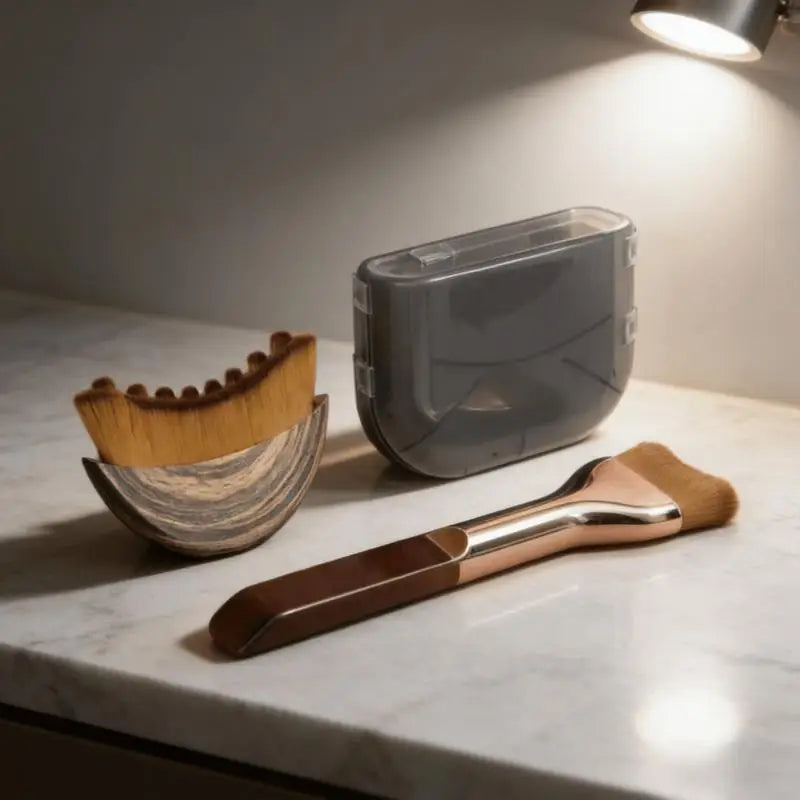 Cepillo de Drenaje Linfático Facial y Corporal – Set 2 en 1