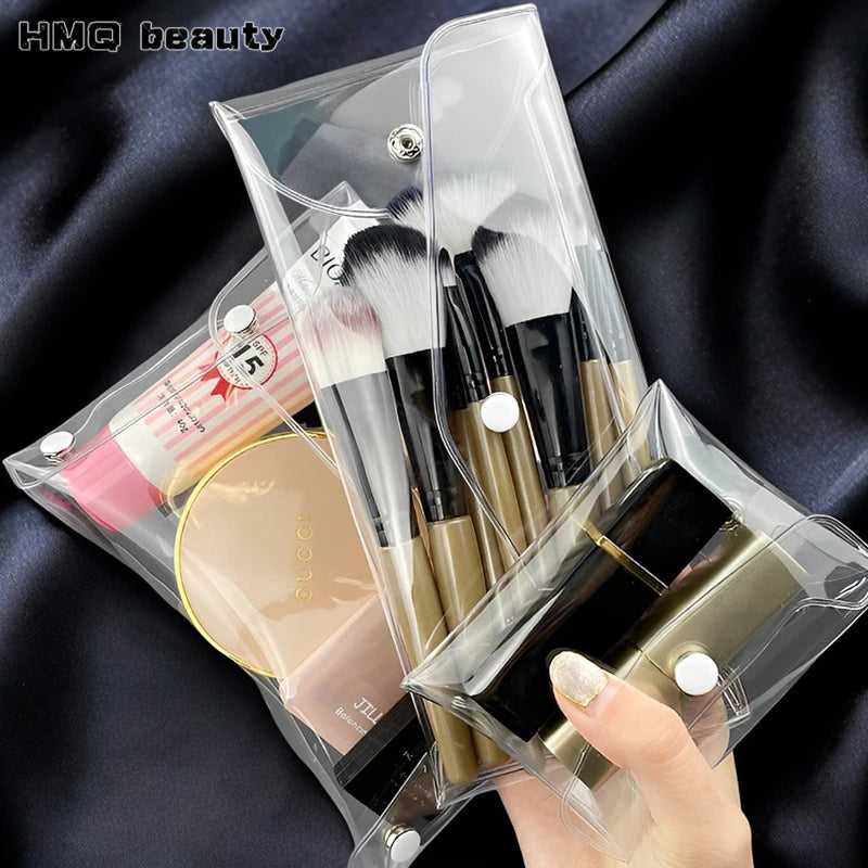 Bolsa de Cosméticos Transparente – Organizador Portátil de Maquillaje 💄