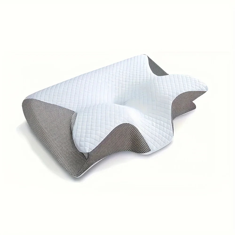 Almohada Ergonómica Cervical 2 en 1 — Soporte para Cuello, Hombros y Espalda 😴
