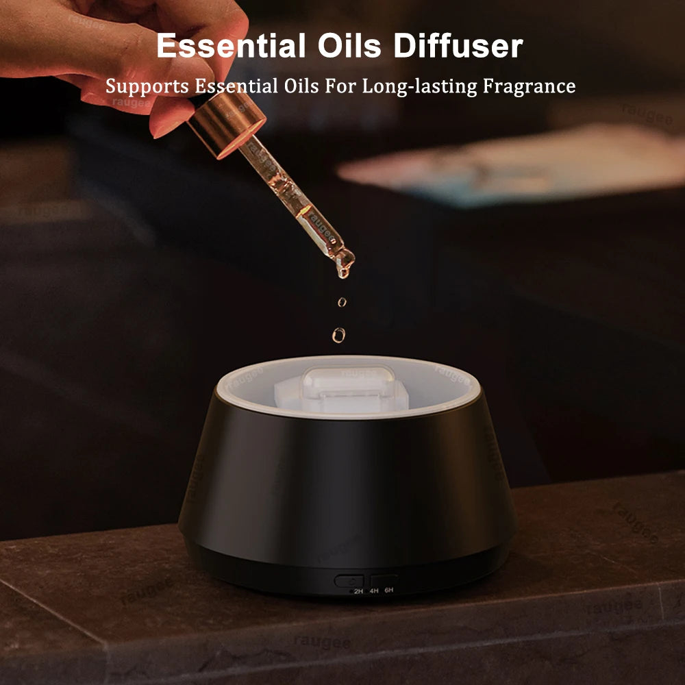 Humidificador con difusor de aceites esenciales y aromaterapia para el hogar con luz nocturna