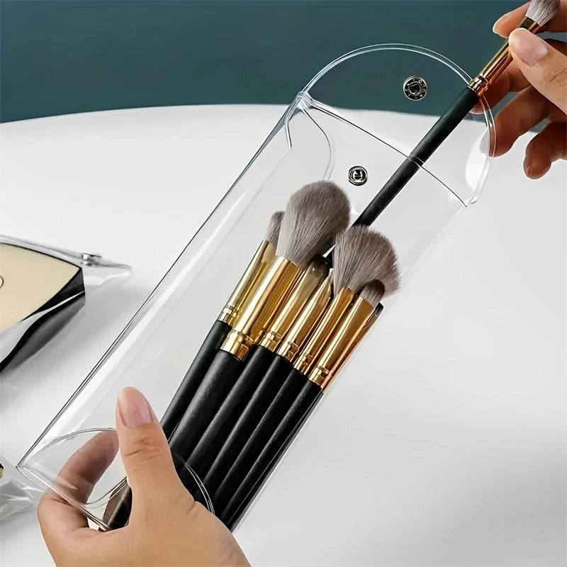Bolsa de Cosméticos Transparente – Organizador Portátil de Maquillaje 💄