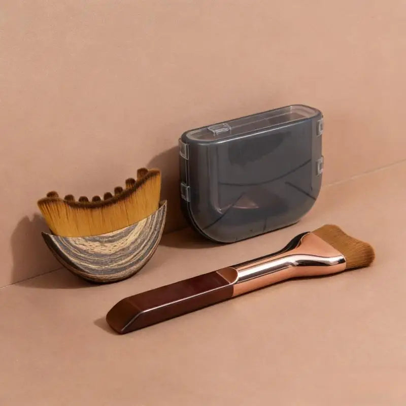 Cepillo de Drenaje Linfático Facial y Corporal – Set 2 en 1