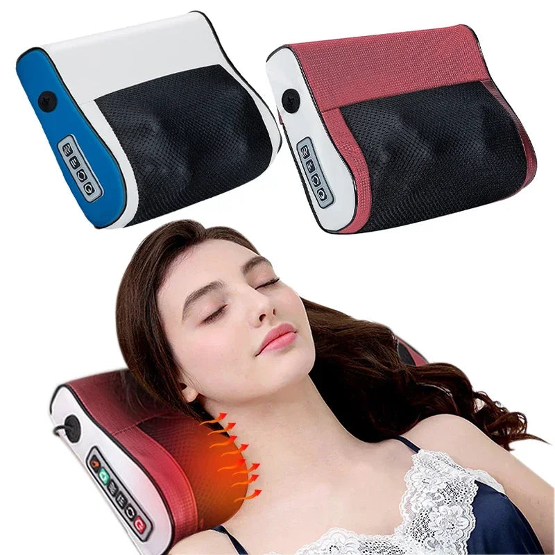 Masajeador Shiatsu Cuello y Hombros con Calor — Amasado Multifuncional