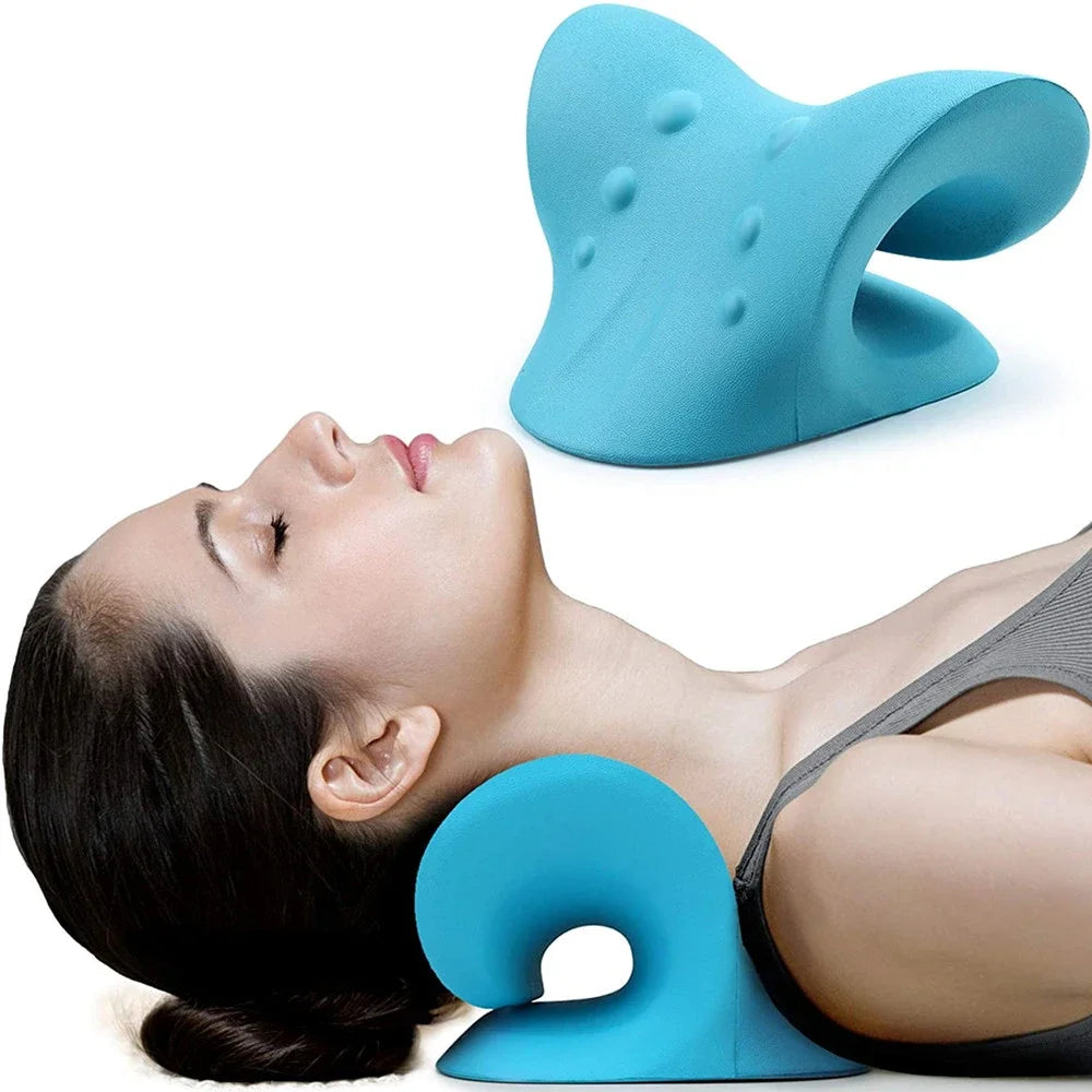 Quiroprato Cervical Azul — Tracción y Alivio del Cuello y Hombros