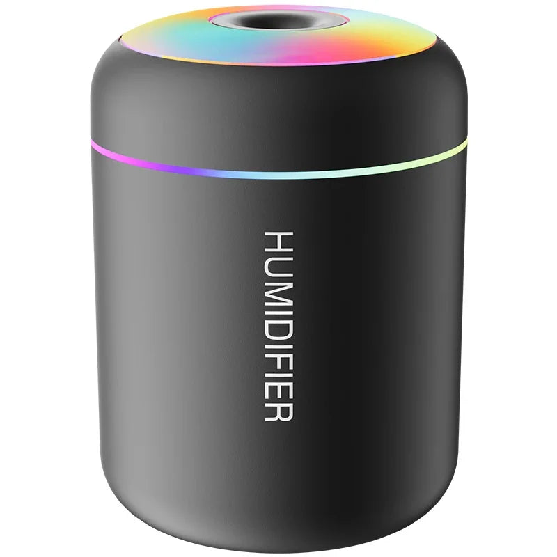 Humidificador Mini USB 180ml – Difusor de Aceites Esenciales y Aromaterapia para Auto, Hogar y Oficina