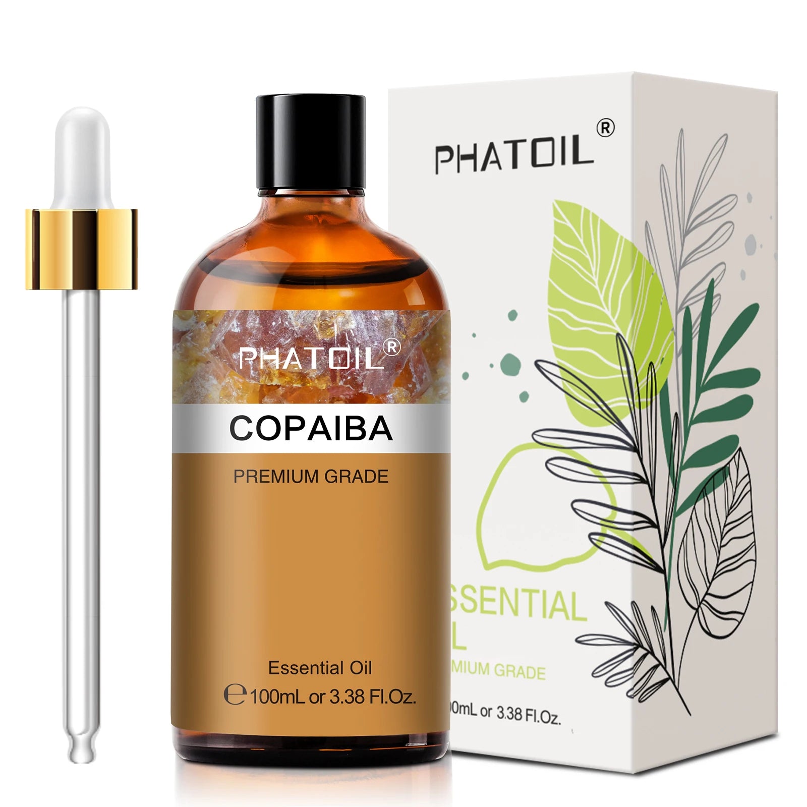 PHATOIL 100ml Plant Aromatherapy Essential Oil For Diffuser,Candle Making-Bergamot Citronella Lavender Lemon Eucalyptus Oils